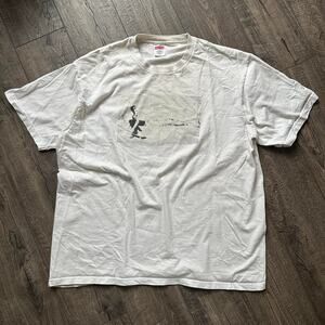 Supreme White Dylan Rieder Foundation Graphic Skate Tee